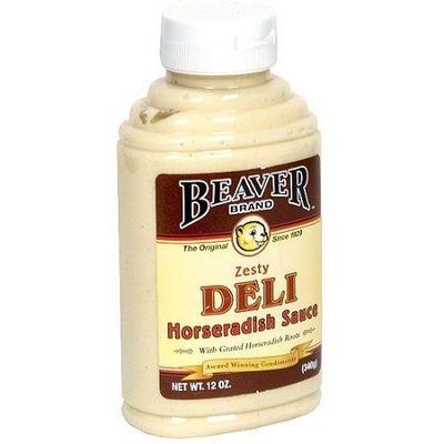 Beaver Brand Zesty Deli Horseradish Sauce, 12 oz (Pack of 6)