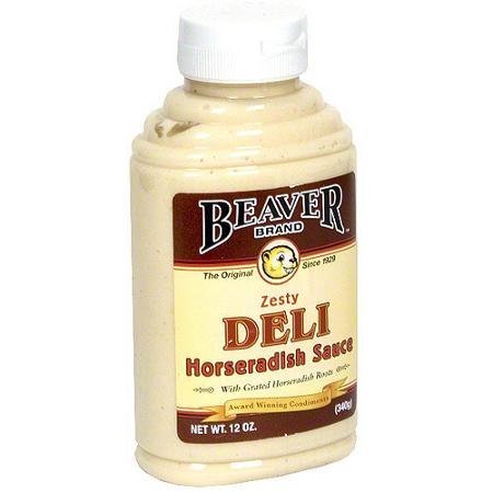 Beaver Brand Zesty Deli Horseradish Sauce, 12 oz (Pack of 6)