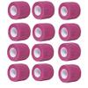 Aguaton Self-adherent Stretch Cohesive Athletic Tape Wrap Bandage (Pack of 12) 2 Inches By 6 Yards (Pink) view 1