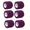 Aguaton Self-Adherent Stretch Cohesive Athletic Tape Wrap Bandage 2 inches by 6 yards (Pack of 6) (Purple) view 1