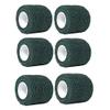 Aguaton Self-Adherent Stretch Cohesive Athletic Tape Wrap Bandage 2 inches by 6 yards (Pack of 6) (Forest Green) view 1