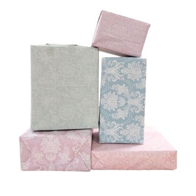 10 Sheets of Luxury Floral Design Gift Wrap and Tags Birthday Christmas Mothers Day Anytime