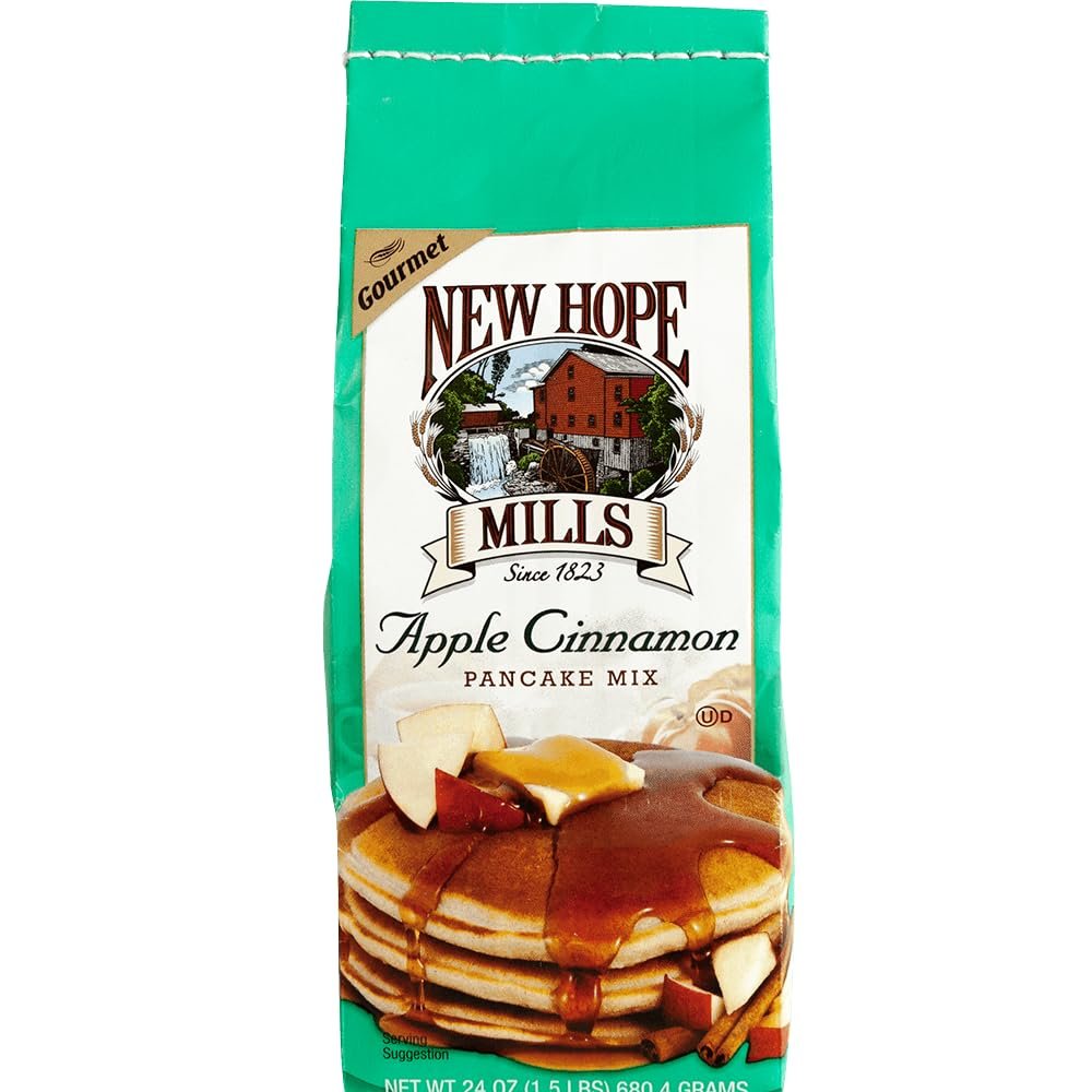 Apple Cinnamon Pancake Mix by New Hope Mills : Indulge in Warmth and Flavor - 24oz