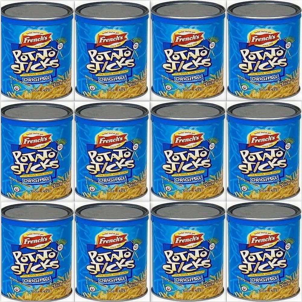 French's, Potato Sticks, Original, 5oz Canister (Pack of 12)