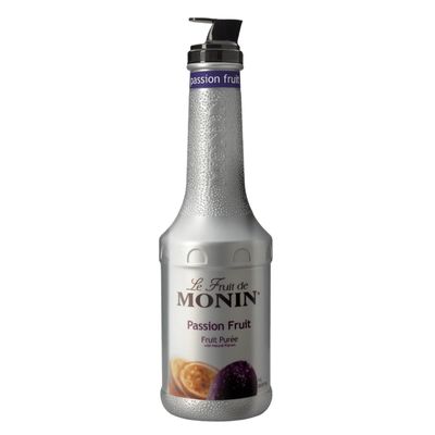 Monin - Passion Fruit Pure | Premium Pure for Cocktails, Smoothies & More | Clean Label with No Artificial Flavors, No Artificial Preservatives (Plastic Bottle, 1 Liter)