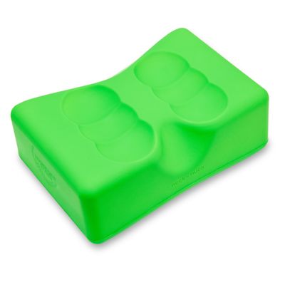 Deep Recovery Neck Track Myofascial Release Tool Suboccipital Release Device for Jaw, Face & Neck Tension Soft Foam Block with Slots for Massage Balls (Balls Not Included)