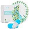 EZGO 100pcs Deep Cleaning Teeth Wipes Finger Brush Teeth Wipes Oral Brush Ups Latex Free Mint Flavor view 1