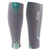 Thirty48 - "The Sock Geeks", Cp Series Calf/Shin Splint Guard Graduated Compression Sleeves-Sock; 1 Pair,Gray/Green ,Small view 1