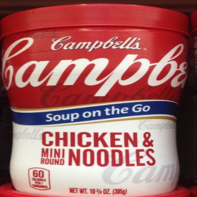 Campbell's Chicken & Mini Round Noodles Soup on the Go 10.75oz. Cup (Pack of 10)