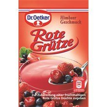 Dr. Oetker Rote Gruetze Himbeer / Raspberry 3pack
