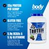 Body Nutrition Trutein High Protein Powder: 45% Whey, 45% Casein, 10% Egg White, Gluten-Free, Low Sodium, Grass Fed Whey Protein Powder, Gym Supplement & Breakfast Shake, Chocolate Mint, 4lb view 3