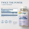 SOLARAY L-Lysine Monolaurin Immune Support Supplement, 1:1 Ratio for Immune System Function, 500 mg Each, 60-Day Money Back Guarantee, 30 Servings, 60 VegCaps view 2