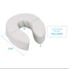 NOVA Medical Products Toilet Seat Cushion, 2 Padded Toilet Seat Cover & Comfort Pad, For Standard and Elongated Toilet Seats, White view 4