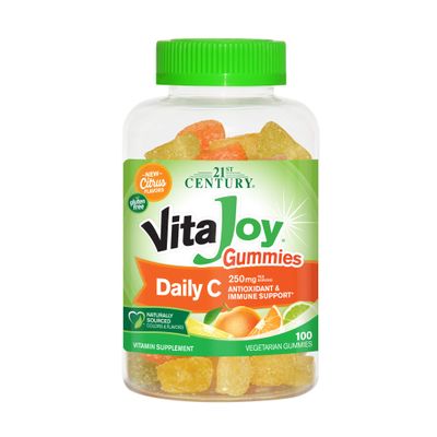 21st Century Vitajoy Daily C Gummies, Orange, 250mg, 100 Count