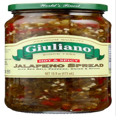 Giuliano Hot & Spicy Jalapeno Spread - 16 fl oz