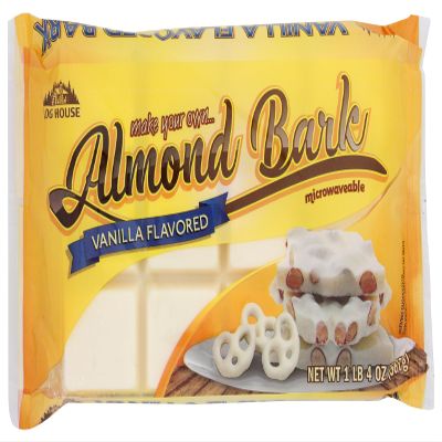 Log House Bark Almond Vanilla, 20 oz