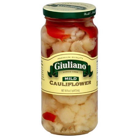 Giuliano Mild Cauliflower, 16 fl oz, (Pack of 6)