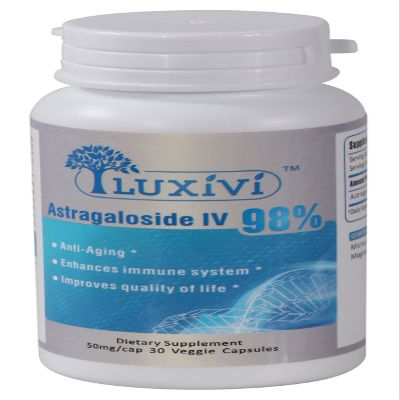 LUXIVI Astragaloside IV 98% Astragalus Root Extract Healthy Supplements from, 50mg/Cap 30caps