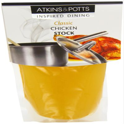 Atkins & Potts Chicken Stock (Pack of 3)