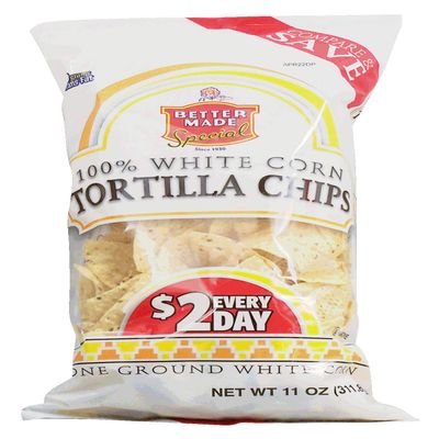 Better Made Special 100% White Corn Tortilla Chips, 11-ounce bag (pack of 1)