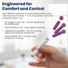 Lancets for Diabetes Testing by On-Call, Fine 30 Gauge Tri-Bevel Tip for Blood Sugar Test, Fits Most Lancing Devices, Diabetic Supplies, 100 Count view 3