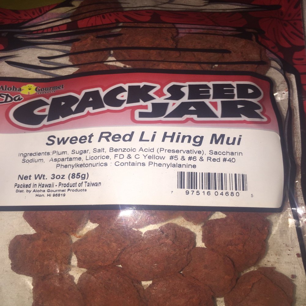 Crack Seed Jar Sweet Red Li Hing Mui