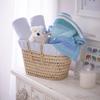 Clair de Lune Waffle Nursery Gift Basket to fit Cot Bed (Blue) view 2