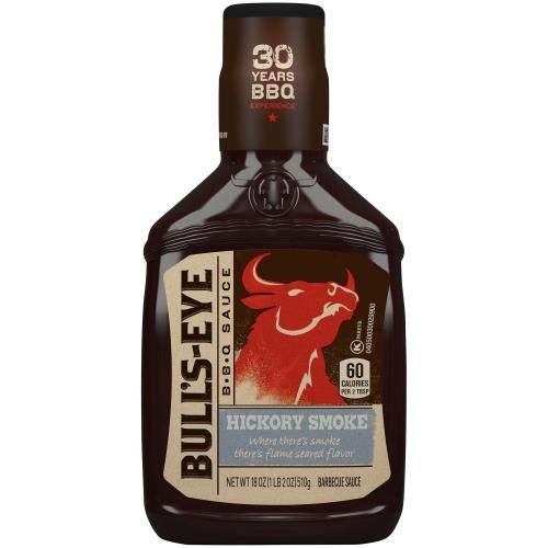 Bull's-Eye Hickory Smoke Barbecue Sauce 18 oz (Pack of 12)