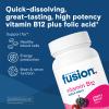 Bariatric Fusion Vitamin B12 Sublingual 1000 mcg Melts | Cherry Berry Flavored | Vitamin B12 Dissolve Under Tongue Tablets with Folic Acid | Sugar Free | Methylcobalamin | 90 Count view 2