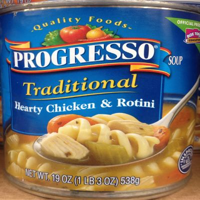 Progresso Traditional Hearty Chicken & Rotini Soup 19oz Can (Pack of 18)