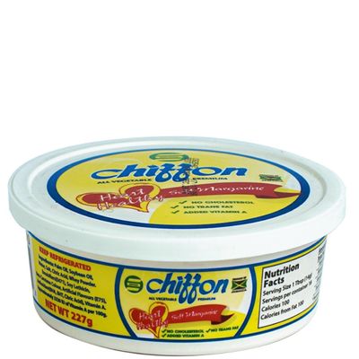 Chiffon All Vegetable Premium Soft Margarine Butter from Jamaica (227g)
