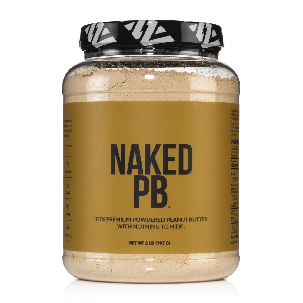 2 LB Powdered Peanut Butter from US Farms  Bulk, Only 1 Ingredient - Roasted Peanuts, Vegan, No Additives, Preservative Free, No Salt, No Sugar - 76 Servings - NAKED PB