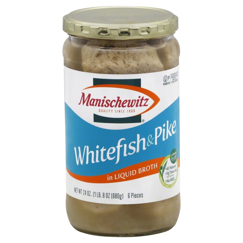 Manischewitz Whitefish & Pike Non Jelled 24.0 OZ(Pack of 6)