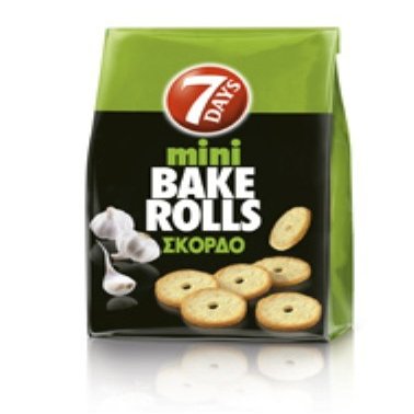 7 Days Bake Rolls From Greece with Garlic - 10 Packs X 160g (5.7 Ounches Per Pack)