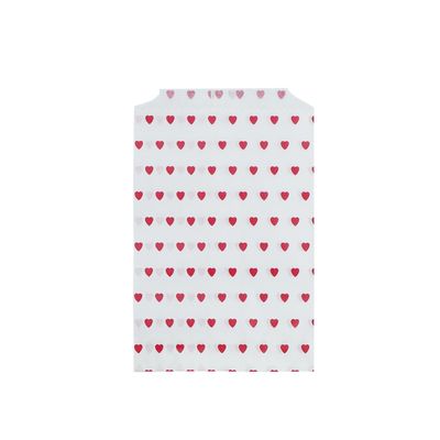 Bag Kobo F-648 Paper Flat Bags, New Heart No. 8, 400 Sheet Pack, 80 W x 115 Height