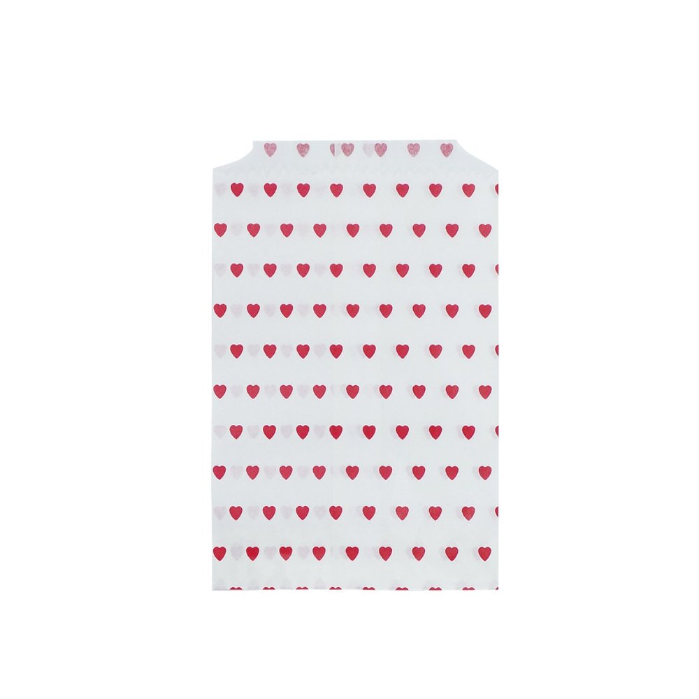 Bag Kobo F-648 Paper Flat Bags, New Heart No. 8, 400 Sheet Pack, 80 W x 115 Height