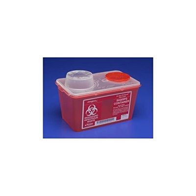 CONT SHARPS RED 4QT EA/1 COVIDIEN