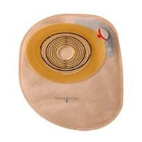 Assura Colostomy Pouch One-Piece System 8-1/2 Inch Length, Maxi 13/16 to 2-3/4 Inch Stoma Closed End Flat, Trim to Fit, 12170 - Box of 30
