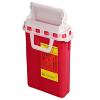 BD Patient Room Sharps Container, 5.4 qt, Counterbalanced Door, Red, #305426 (12 Count) view 1