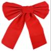 20-Pack Red Velvet Bows - 9x16 Inch Large Decorative Bows for Holiday Decor, Wreaths, Gifts, and More - Festive Christmas Decorations view 2