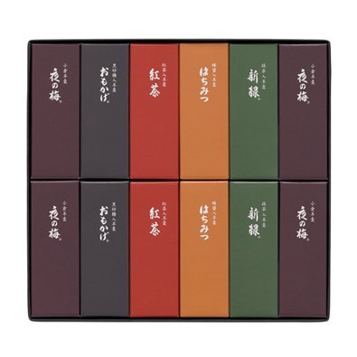 TORAYA Japanese Sweet Bean Paste Jelly Yokan 12 Packs 5 Flavors