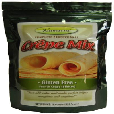 Alamarra - Gluten Free Instant Crepe Mix - Five 16 Oz. Packages