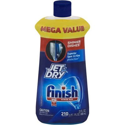 Finish Jet Dry Dishwasher Rinse Agent Liquid, Original, 23 Ounce (Pack of 3)