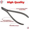 German T.C Micro Miniature Distal End Cutter with Safety Hold,Cut & Hold Hard and Soft Wire Orthodontic Instruments view 3