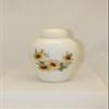 Sunflower Funeral Urn - Cremation Urn for Human Ashes - Hand Made Pottery view 1