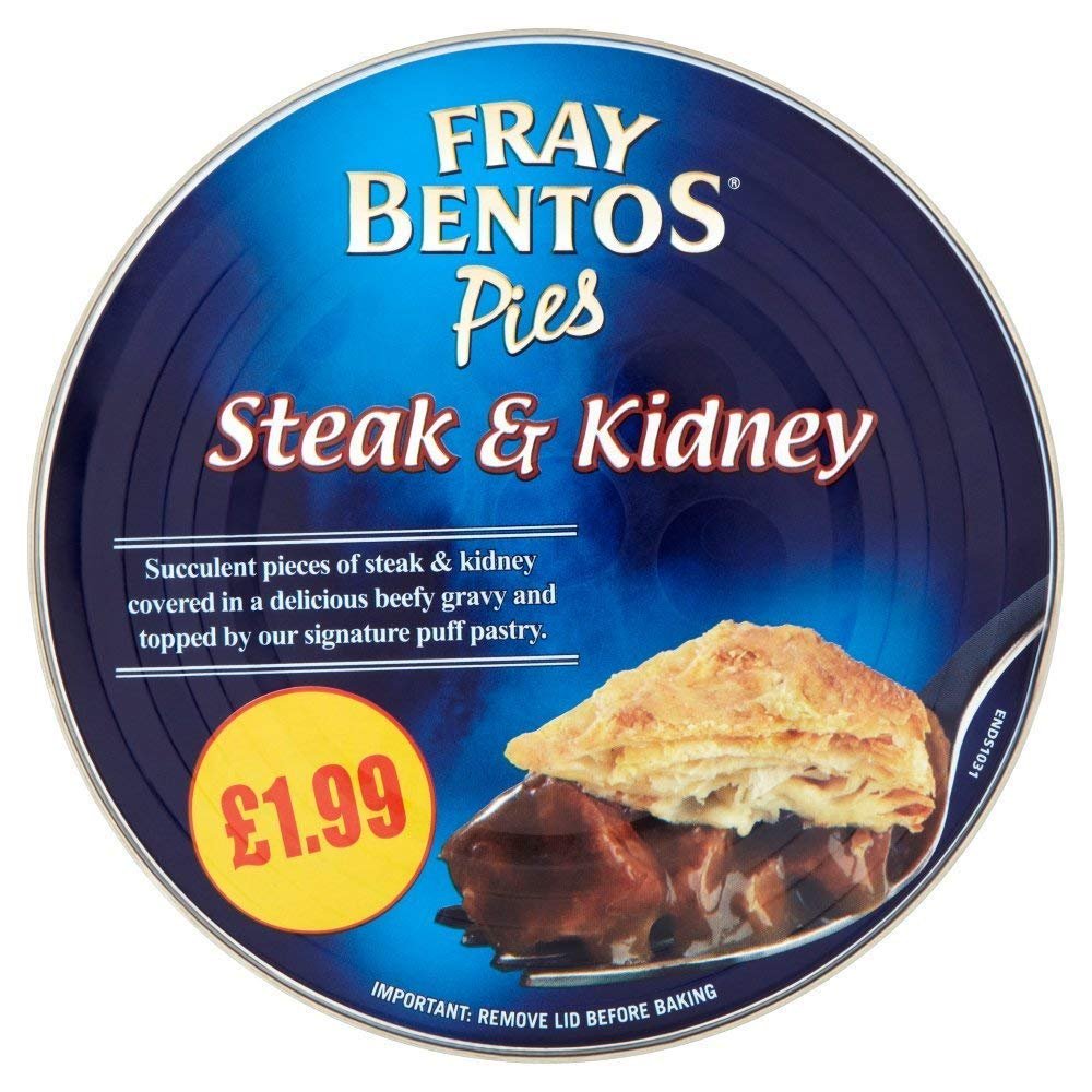 FRAY BENTOS STEAK & KIDNEY PIE 6x425g
