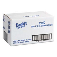 Sugar Portion Packets, 0.010 oz Packets, 2000/Carton