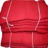 Atlas Towels Red Shop Towels - (Pack of 100) - Size 13 x 13 Inches - Commercial Grade - Reusable, Washable, 100% Cotton Cleaning Cloths - Perfect Rags for Mechanic, Garage, Shops and Bar Mop view 1