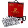 Hansol Professional Cupping Therapy Equipment 30 Cups Set with pumping handle and Extension Tube & English Manual (Made in Korea) view 1