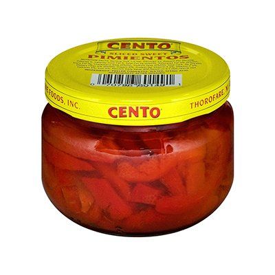 Cento Sliced Pimentos 4 Oz (Pack of 12)